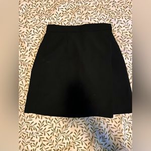 French connection black mini skirt
